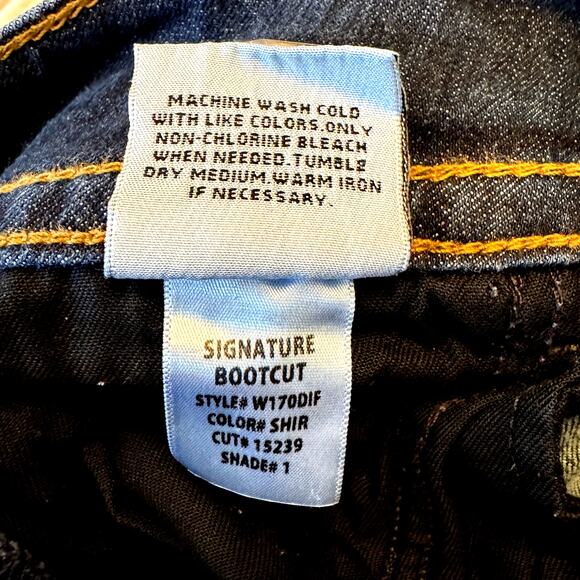 Hudson Mid-Rise Signature Bootcut Jeans Size 27 NWOT - Picture 7 of 8